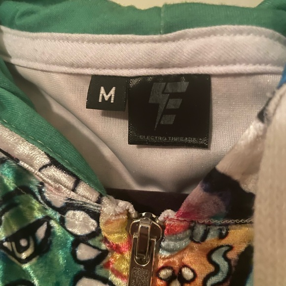 ELECTRO THREADS CRUSHED VELVET HOODIES + SWEATPANTS LOT BUNDLE - Picture 4 of 13